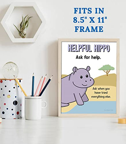 Carson Dellosa 12-Piece Decoding Strategies Posters, 8.5" x 11" Wall Art - style: Decoding Strategies
