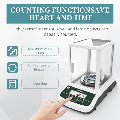 FA5003 Lab Analytical Balance, 500g/0.001g, Single Display - size: 0.001g*500g