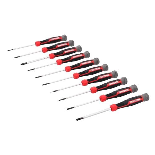 CRAFTSMAN Precision Screwdriver Set 10 PC Durable Tips (CMHT65140) - style: New Version