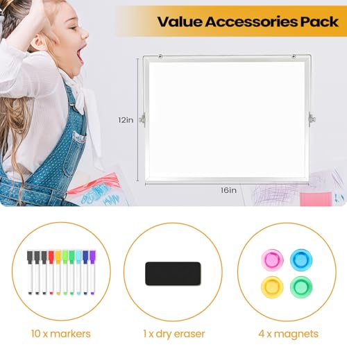 Desktop Whiteboard with Stand, 16" x 12" Double-Sided Dry Erase Board with Stand, Portable Stand White Board for Office, Home (Pack of 2) - size: 12"W x 16"H (Pack of 2)
