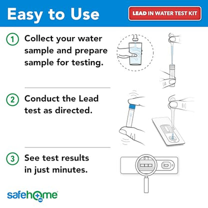 Safe Home DIY Lead in Drinking Water Combo Test Kit- (2 Pack) - color: 2-Pack