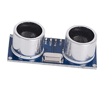 5PCS HC-SR04 Ultrasonic Sensor Module Ultrasonic ranging Module with 5PCS Housing Mounting Bracket + 10P Female to Female and 10P Male to Female Jumper Cable for Arduino - color: 5 sets
