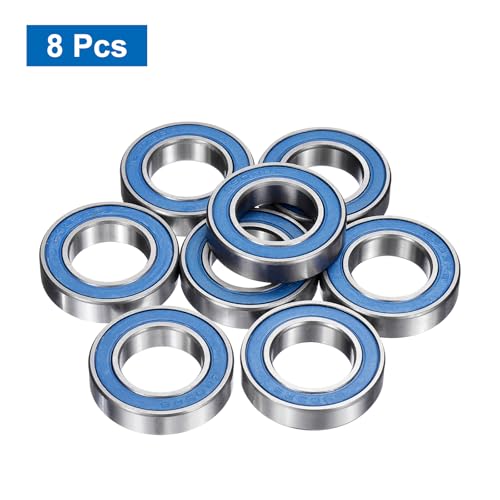 uxcell 8 Pcs 6903-2RS Deep Groove Micro Bearing, 17x30x7mm Chrome Steel - size: 6903-2RS