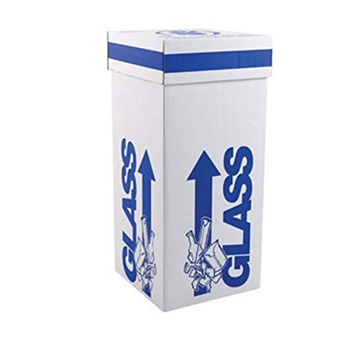 797005 Floor Model Laboratory Glass Disposal Box, 12" Length x 12" Width x 27" Height (Case of 6)