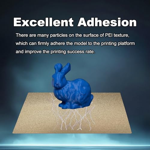 230x230mm Gold PEI Build Plate for Kobra 2/Kobra 2 Pro/Kobra 2 Neo/Kobra/Kobra Go, Double Sided Textured PEI Flexible Spring Steel Platform Heated Printing Bed for Anycubic Kobra 3D Printer - size: 230x230mm