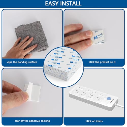 600PCS Double Sided Foam Tape, Super-Sticky Double Sided Adhesive Pads - size: 600Pack
