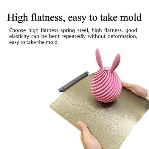 AD5X Double Sided Textured Build Plate with Handle for 5M/5M Pro (Gold) - color: Gold