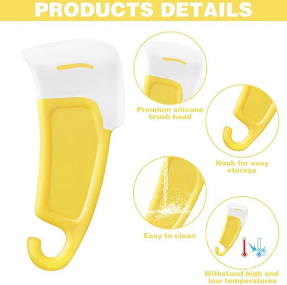 2pcs Silicone Spatula, 3d Printer Scraper Suitable for Removing Printer Oil Scraper Tools, Remove Printing Resin Rubber Spatula Tools, Vital for Flexible Silicone Printers Scrapers Tool