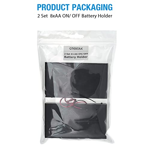 2 Set 8 x AA Thicken Battery Holder Base Box - size: 2Pcs, style: 8×AA