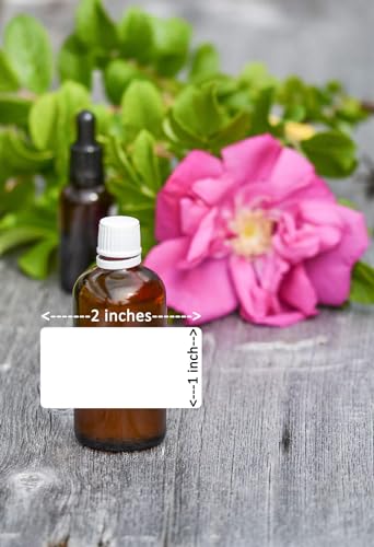 Arlig 2x1 Inch Waterproof Labels for Inkjet Printers Smudge-Proof, Oil-Proof Label for Bottles, Pantry, Lip Gloss, Jars, Food, and Essential Oils | 200 Labels (5 Letter Size Sheets, 40/Sheet) (Matte)