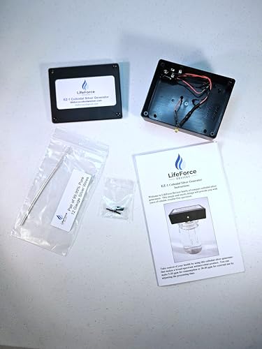 EZ-1 Basic Silver Generator Package by LifeForce Devices (12-Gauge) - size: 12 gauge pair 9999 pure silver wires