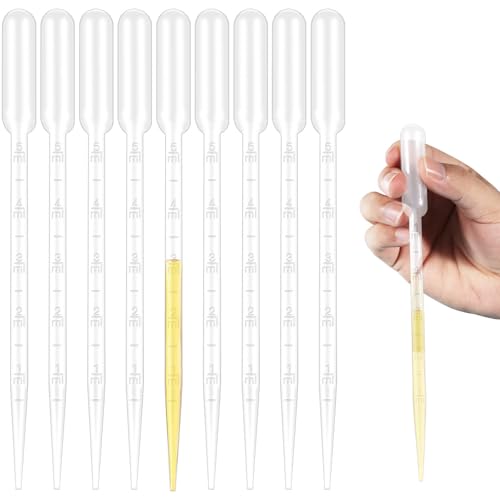 moveland 25Pcs 5ML Pipettes Dropper for Lab Science, Essential Oil, DIY Art - size: 5 ML