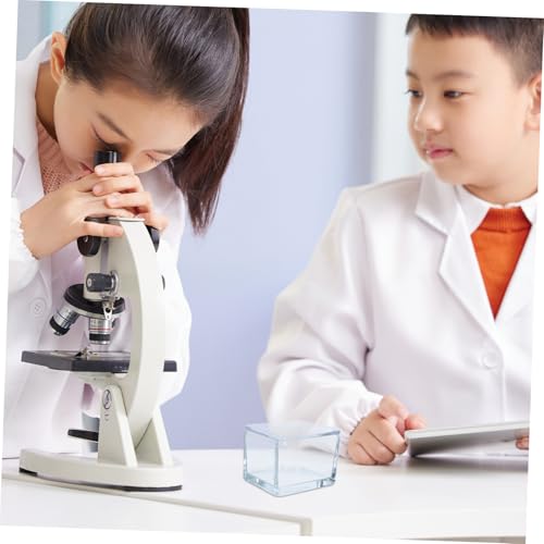 Glass Staining Jar with Lid for Microscope Slides Storage Box High Transparency Glass Material Holds to 20 Slides and Laboratory Experiments