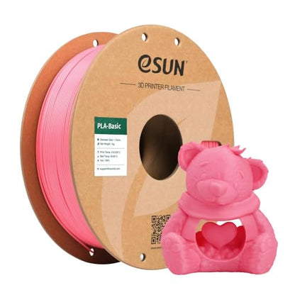 eSUN PLA Basic Filament 1.75mm Barbie Pink, 1KG Spool (2.2 LBS) - color: 1.barbie Pink, size: 1KG