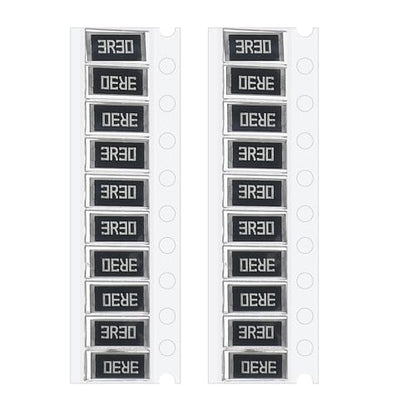 PATIKIL 2512 Surface Mount Device Chip Resistor Kit, 20Pcs 3.3 Ohm 1% Tolerance 1W DIY Resistor Ceramic Resistance Assortment Kits for Electronic Products - style: 3.3 Ohm
