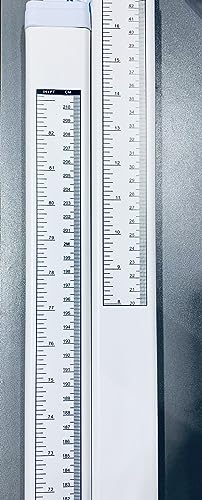 Aluminum Alloy Height Measurement,Adult Child Height Measure 8-82 inch/20-210 cm/Unit with cm & inch,for Home,Office,Gym,Medical Examination,Medical,School - color: dark blue-height measuring rod-2