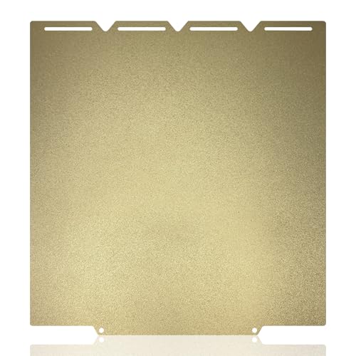 Double-Sided Gold Textured PEI Build Plate for Snapmaker U1 – 270×270mm Flexible Spring Steel Printing Platform, Strong Adhesion & Easy Release - size: 270x270mm