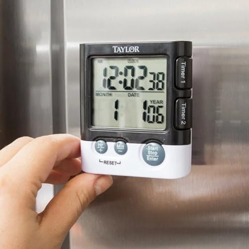 Taylor Dual Event Timer & Clock - Dual Channel, Multi-Mount Design