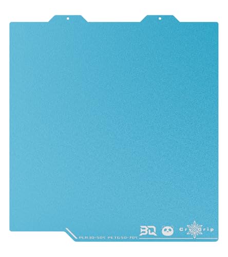 BIQU CryoGrip Pro Frostbite for Bambu-Lab A1 Mini 3D Printer 184x184mm Cold Build Plate Room Temperature Print Double Sided Upgrade Spring Steel Sheet Removable Surface Platform - color: Frostbite-Original, size: A1 Mini
