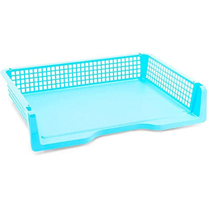 Bright Creations Teacher Supplies Letter Tray Organizer - 12-Pack Rainbow, 9 x 13 x 3 in - Stackable Paper Trays for Classroom & Teacher Desk Organizer - size: 9 x 13 x 3 inches (Pack of 2)