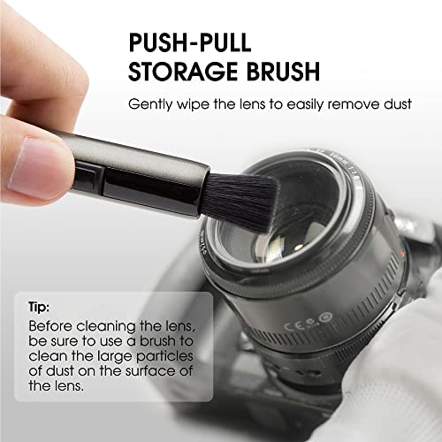 VSGO Lens Cleaning Pen with Power Switch and 2 Replaceable Carbon Tips