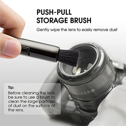 VSGO Lens Cleaning Pen with Power Switch and 2 Replaceable Carbon Tips