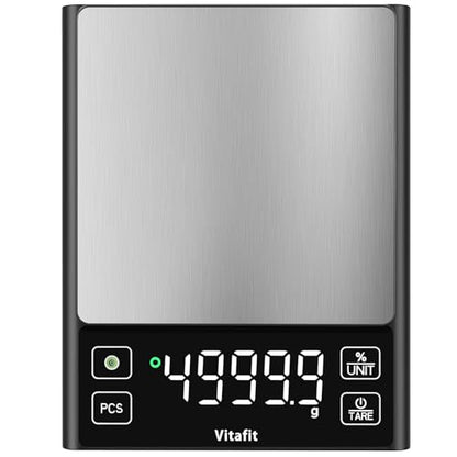 Vitafit 11lb Digital Food Scale High Accuracy 0.1g, Kitchen Scale Big LED