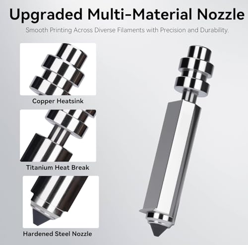 for Anycubic Kobra X/Kobra 4 Quick-Swap Hardened Steel Nozzle-0.4/0.6/0.8mm
