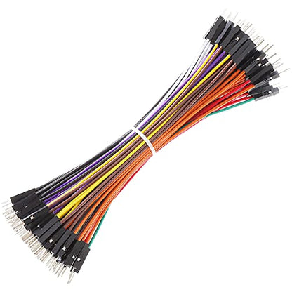 Breadboard Jumper Wires 20AWG, Bestlus Exclusives Male to Male Jumper Cable Wires M/M 15CM 10 Colors Pack of 120 Square Head 0.1'' (15CM, M/M) - color: Male-Male, 15CM, size: 15CM / 6''