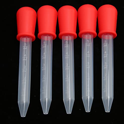 Liquid Dropper Pipettes DIY Calibrated Silicone Transfer Droppers Clear Eye Plastic with Bulb Tip dose Dropper