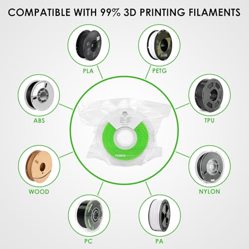 【EIBOS Official】 3D Printer Filament Vacuum Bags for Eurus, Storage Sealed Bags, Vacuum Bags for 3D Printer Filament, Keep Spools Drying and Cleaning (10 Bags ONLY)