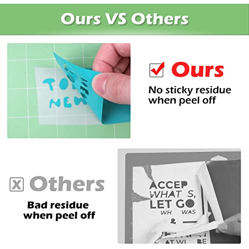 HTVRONT Standard Stickiness Cutting Mats, 12x12, 2 Pack - color: Green, size: 12X12in