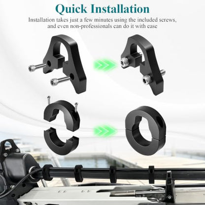 Cable Bracket/Organizer Clip w/Spacers & Screws Compatible with Minn Kota - color: Combo 2