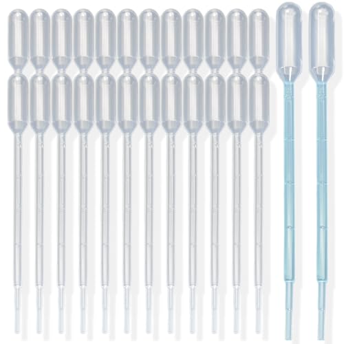 Zkupanx 1mL Pipettes Dropper 100PCS Disposable Plastic Transfer Pipettes - size: 1 mL