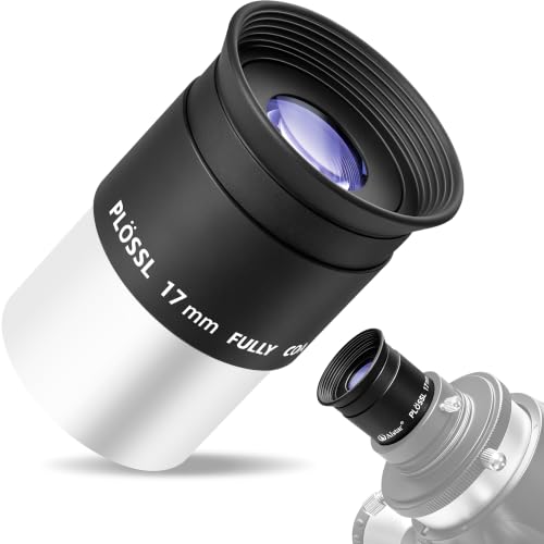 Alstar Telescope Eyepiece 17mm Plossl Telescopes Lens 50° Wide FOV 1.25" - size: 17MM