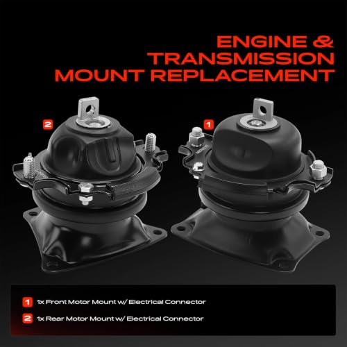 A-Premium Set of 2 Engine Motor Mount Kit Compatible with Honda, Acura