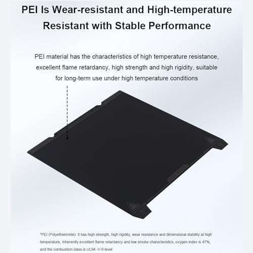 Creality K1 Max Smooth PEI Build Plate Kit, Flexible Spring Steel Platform with Smooth PEI Surface and Magnetic Base Sheet Kit for K1 Max 315x310mm - size: K1 Max Smooth PEI