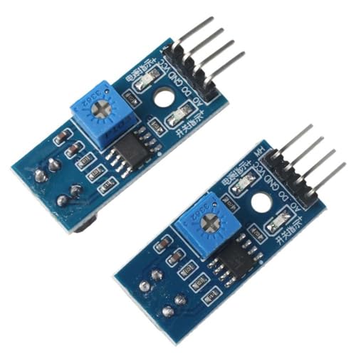 10pcs TCRT5000 Infrared Reflective Sensor, IR Sensor Barrier Line Tracing Sensor,3.3V-5V Obstacle Avoidance Module for Arduino