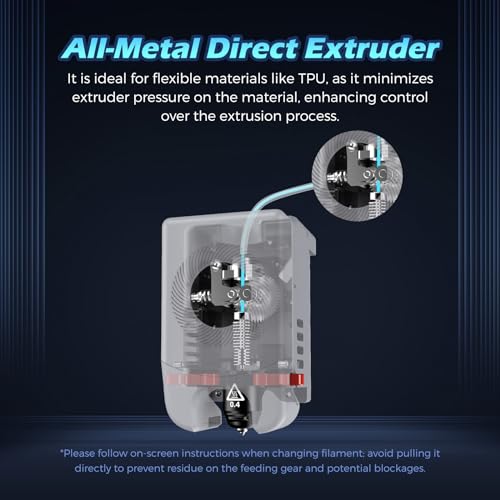 FLASHFORGE Adventurer 5M Pro Entire Extruder Assembly, with 0.4mm High Flow 32mm³/s Nozzle, Adventurer 5M Extruder, 3D Printer Part for Stable High-Speed Printing - style: Entire Extruder Assembly