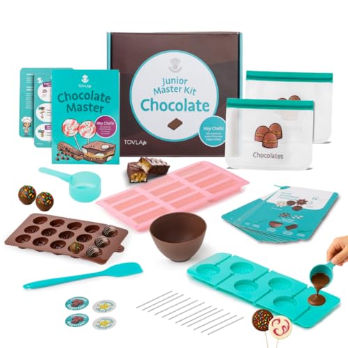 Tovla Jr. Kids Chocolate Making Kit | Real Reusable Candy Tools | Ages 6-12 - style: Chocolate Making Kit