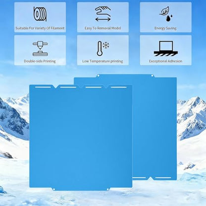 276x301mm Build Plate for Snapmaker U1 3D Printer Cool Plate - size: 276x301mm
