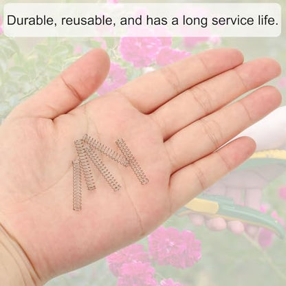 PATIKIL Compression Spring, 0.3mm Wire Dia x 4mm OD x 25mm L, 10 Pcs 304 Stainless Steel Mechanical Extension Small Springs Pen Springs Assortment Kit for Shop and Home Repairs - size: 0.3x4x25mm