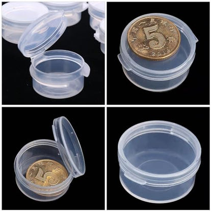 ULTECHNOVO 25 Soil Jars Round Sample Containers 0.98 X 0.98 X 0.47 in