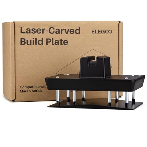 ELEGOO Building Plate for Mars 5 and Mars 5 Ultra Resin 3D Printer - size: Building Plate for Mars 5/5 Ultra