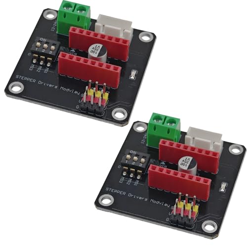 2Pcs 3D Printer 42 Stepper Motor Driver Expansion Board DRV8825 A4988 3D Printer Control Shield Module - style: 2Pcs 42 Stepper Motor Driver Expansion Board DRV8825/A4988