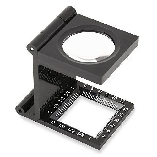 Carson LinenTest 5x30mm Folding Loupe Magnifier , Black - style: Plastic Folding Loupe