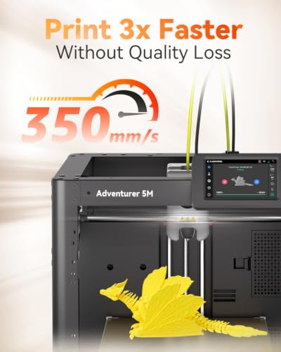 VOXELAB HS PLA+ Filament 1.75mm, High Speed PLA Plus 3D Printer Filament, 1kg (2.2lbs) for Most FDM 3D Printers, Enhanced Toughness & Smooth Printing, Superior Layer Adhesion(Yellow) - color: Hs Pla+yellow