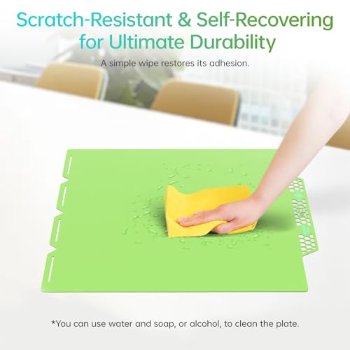 BIQU CryoGrip Pro Glacier Green Compatible with Snapmaker U1 3D Printer 276x304.5mm Panda Build Plate Double Sided Upgrade Plate Removable Surface Platform - color: Glacier-Green, size: Snapmaker-U1