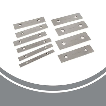 10-Pack 1/8In x 5In Machinist Parallel Set 0.0002In Hardened Precision Machinist Parallel Tools - size: 1/8In Thick 5In Long