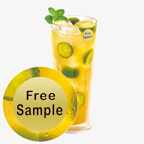 Hybsk Free Sample Stickers 1 Inch Round Retail Store Sale Displays Adhesive Labels for Inventory Control Total 500 Per Roll (Gold) - color: Gold